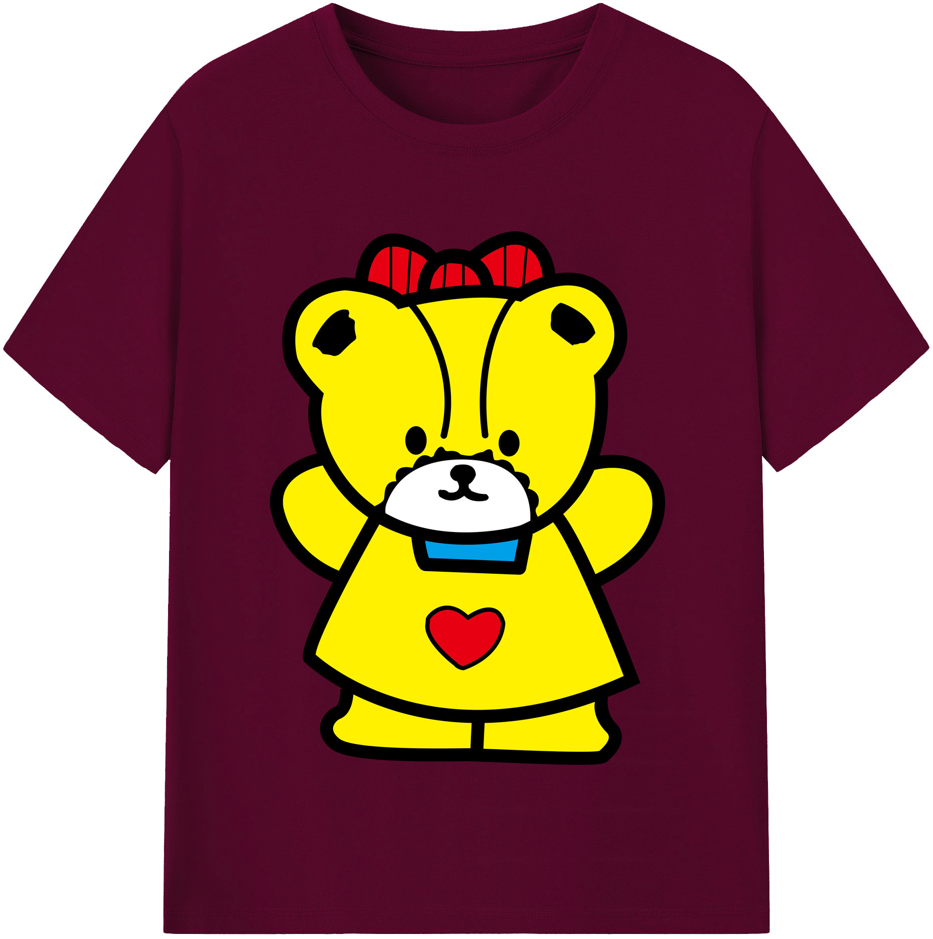 （画像用） Hello Kitty ハローキティ レディースカジュアルプリントTシャツ（綿100％）